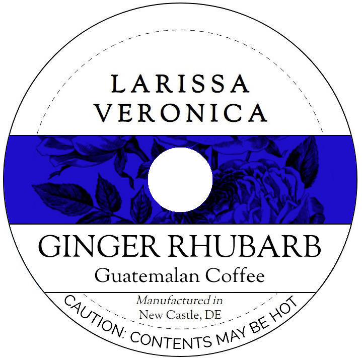 Ginger Rhubarb Guatemalan Coffee <BR>(Single Serve K-Cup Pods)