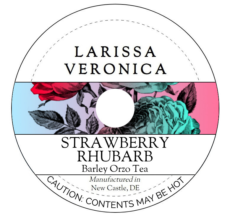 Strawberry Rhubarb Barley Orzo Tea <BR>(Single Serve K-Cup Pods)