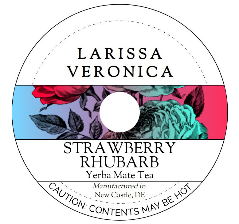 Strawberry Rhubarb Yerba Mate Tea <BR>(Single Serve K-Cup Pods)