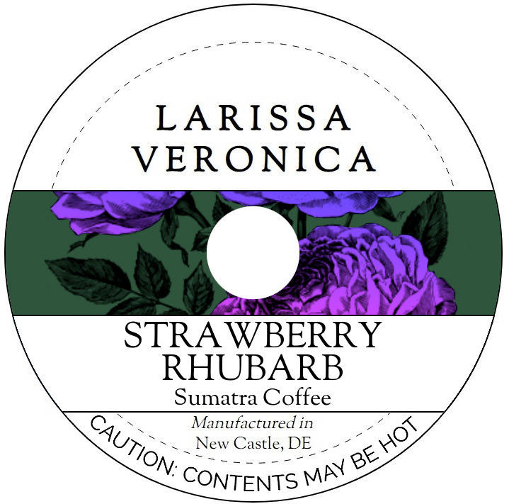 Strawberry Rhubarb Sumatra Coffee <BR>(Single Serve K-Cup Pods)