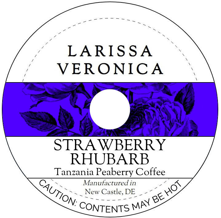 Strawberry Rhubarb Tanzania Peaberry Coffee <BR>(Single Serve K-Cup Pods)