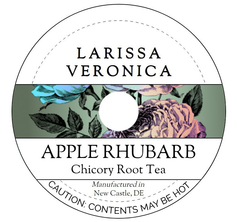 Apple Rhubarb Chicory Root Tea <BR>(Single Serve K-Cup Pods)