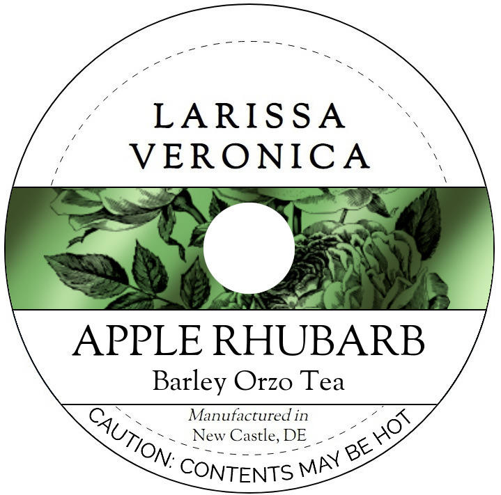 Apple Rhubarb Barley Orzo Tea <BR>(Single Serve K-Cup Pods)