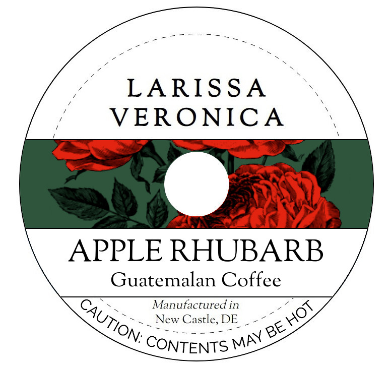 Apple Rhubarb Guatemalan Coffee <BR>(Single Serve K-Cup Pods)