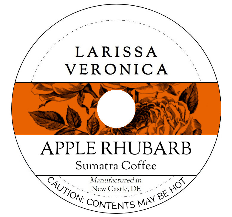 Apple Rhubarb Sumatra Coffee <BR>(Single Serve K-Cup Pods)
