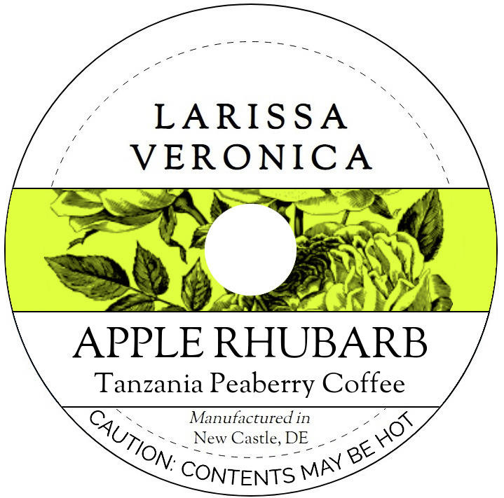 Apple Rhubarb Tanzania Peaberry Coffee <BR>(Single Serve K-Cup Pods)