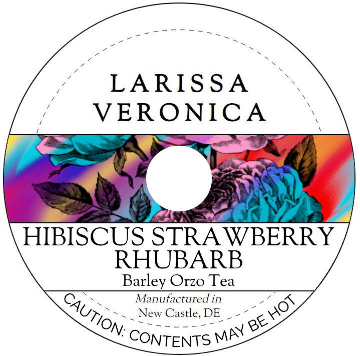 Hibiscus Strawberry Rhubarb Barley Orzo Tea <BR>(Single Serve K-Cup Pods)