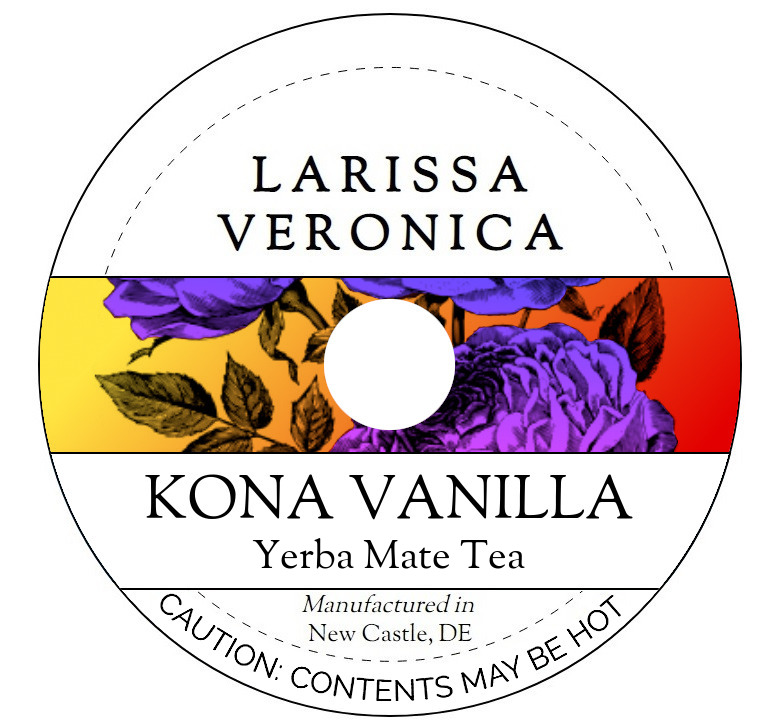 Kona Vanilla Yerba Mate Tea <BR>(Single Serve K-Cup Pods)