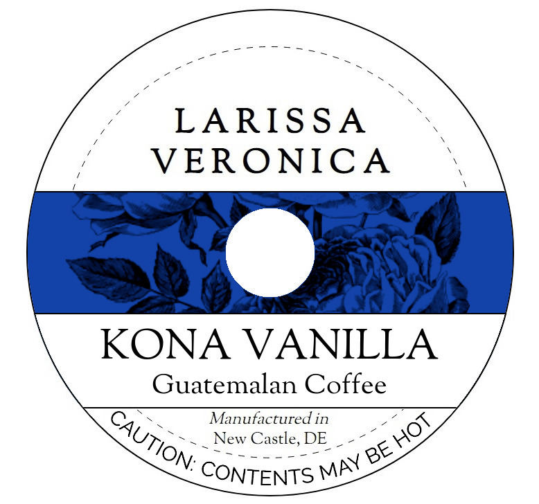 Kona Vanilla Guatemalan Coffee <BR>(Single Serve K-Cup Pods)