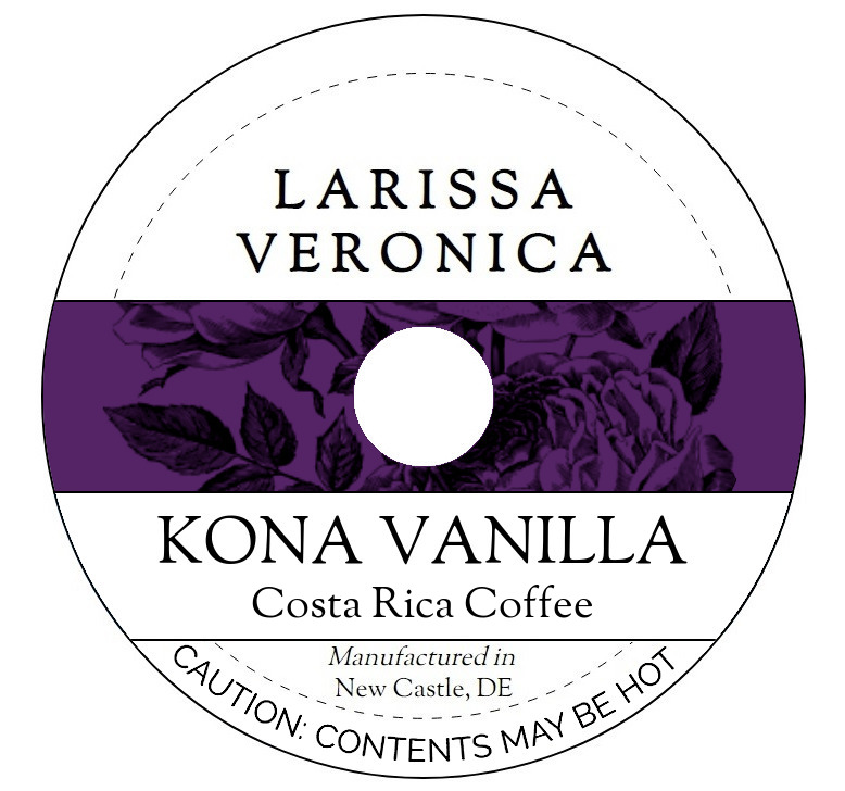 Kona Vanilla Costa Rica Coffee <BR>(Single Serve K-Cup Pods)