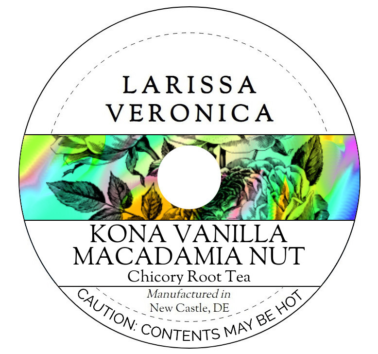 Kona Vanilla Macadamia Nut Chicory Root Tea <BR>(Single Serve K-Cup Pods)