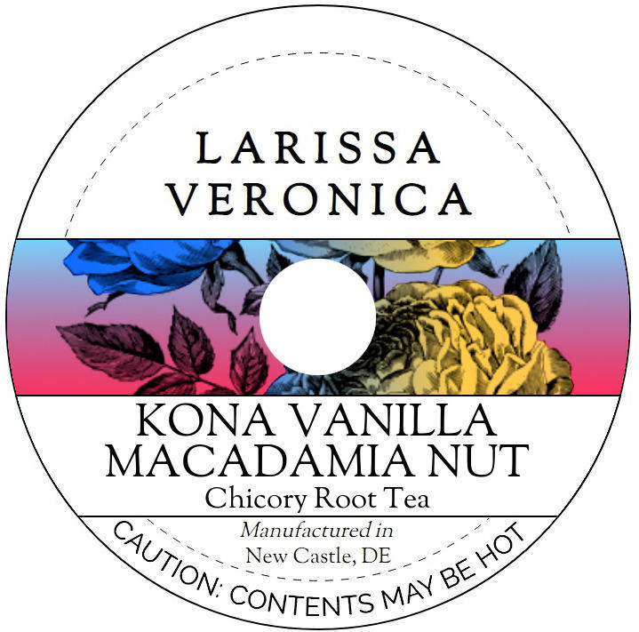 Kona Vanilla Macadamia Nut Chicory Root Tea <BR>(Single Serve K-Cup Pods)