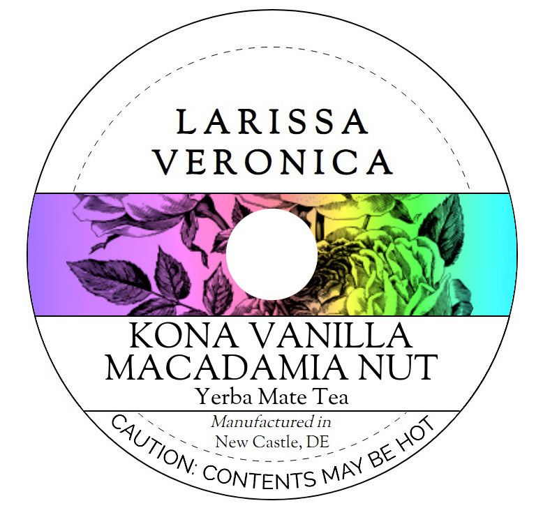 Kona Vanilla Macadamia Nut Yerba Mate Tea <BR>(Single Serve K-Cup Pods)