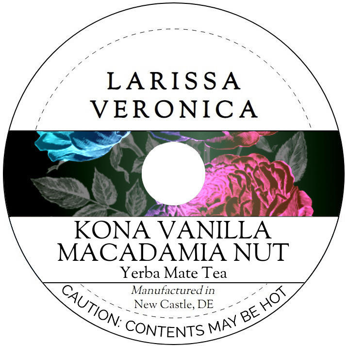 Kona Vanilla Macadamia Nut Yerba Mate Tea <BR>(Single Serve K-Cup Pods)