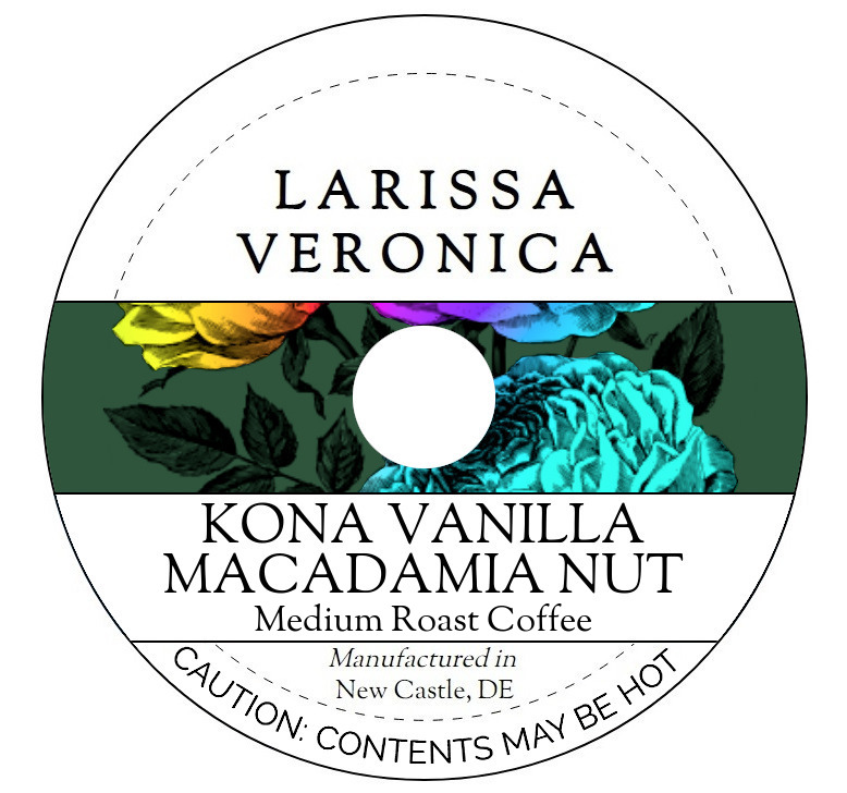 Kona Vanilla Macadamia Nut Medium Roast Coffee <BR>(Single Serve K-Cup Pods)