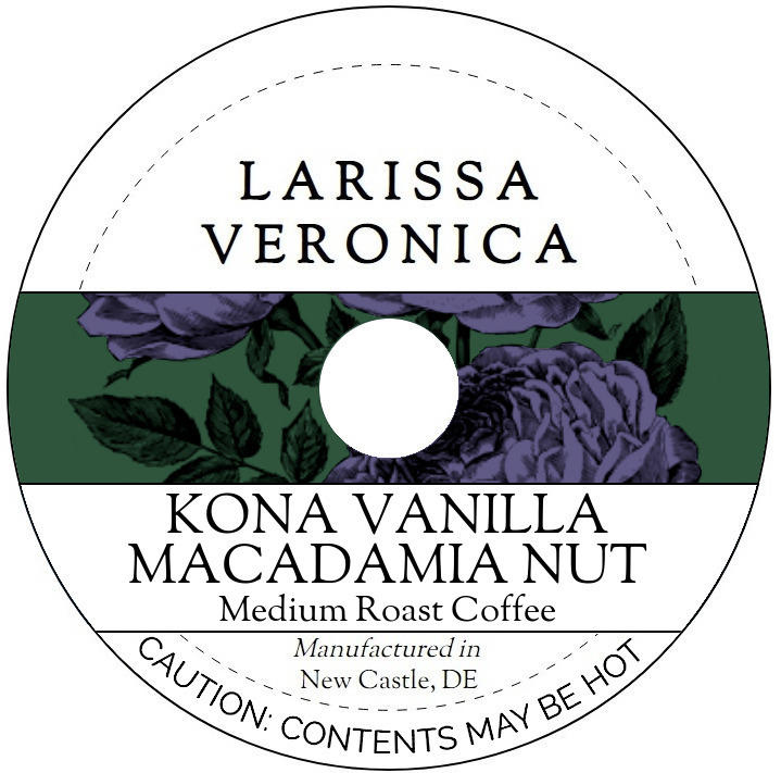 Kona Vanilla Macadamia Nut Medium Roast Coffee <BR>(Single Serve K-Cup Pods)