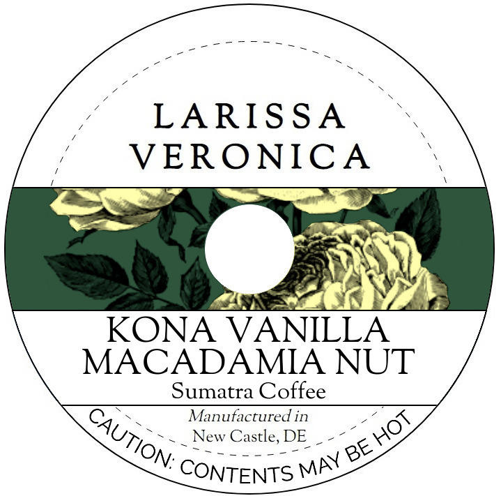 Kona Vanilla Macadamia Nut Sumatra Coffee <BR>(Single Serve K-Cup Pods)