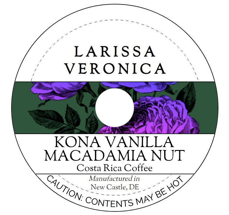 Kona Vanilla Macadamia Nut Costa Rica Coffee <BR>(Single Serve K-Cup Pods)