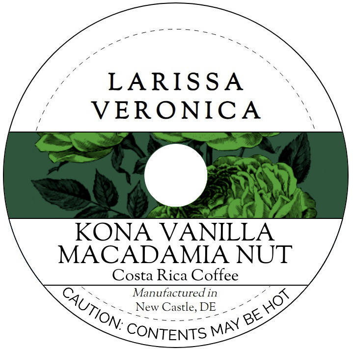 Kona Vanilla Macadamia Nut Costa Rica Coffee <BR>(Single Serve K-Cup Pods)