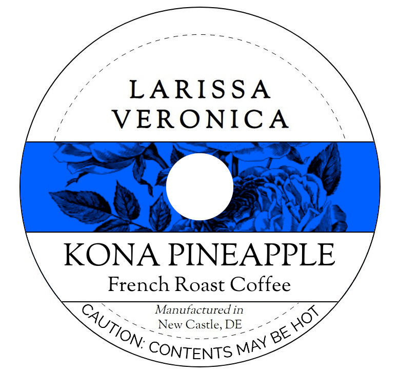 Kona Pineapple French Roast Coffee <BR>(Single Serve K-Cup Pods)