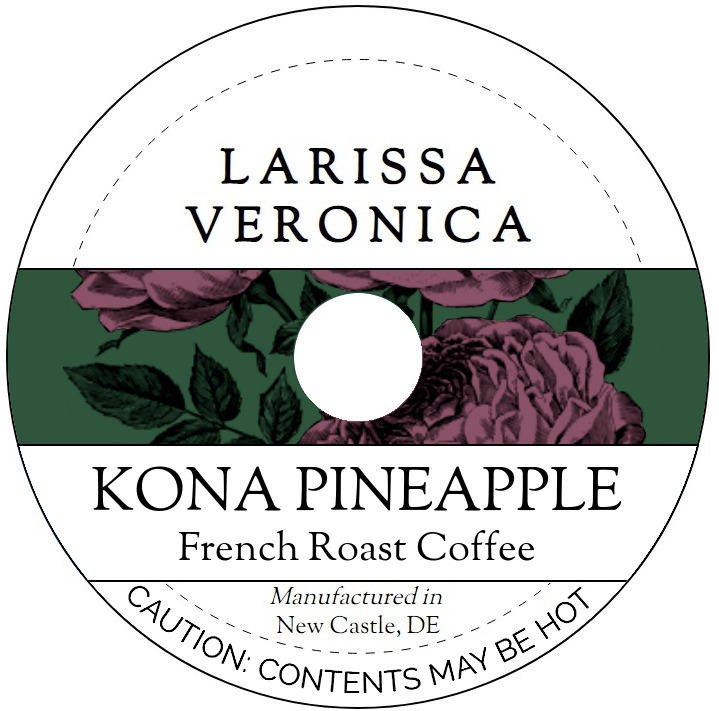 Kona Pineapple French Roast Coffee <BR>(Single Serve K-Cup Pods)