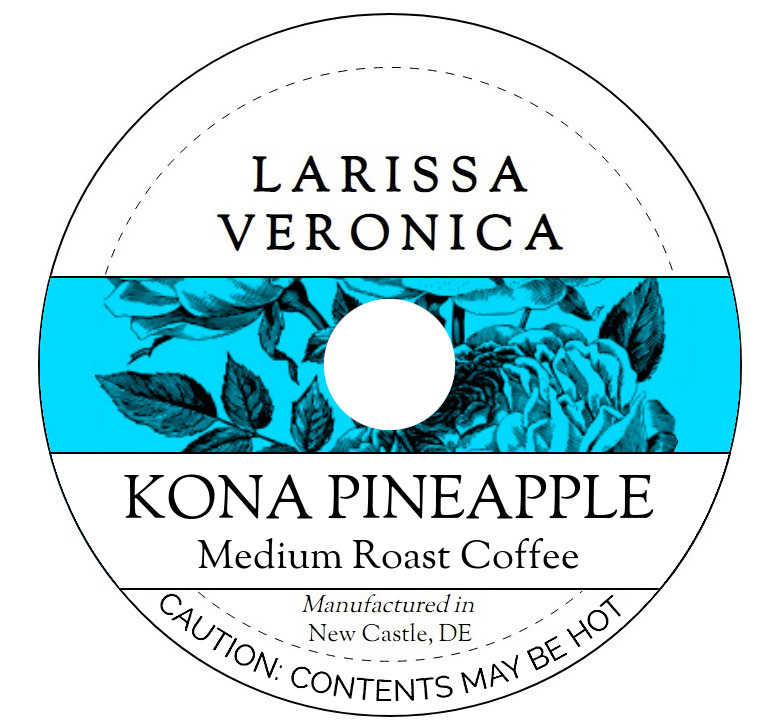 Kona Pineapple Medium Roast Coffee <BR>(Single Serve K-Cup Pods)