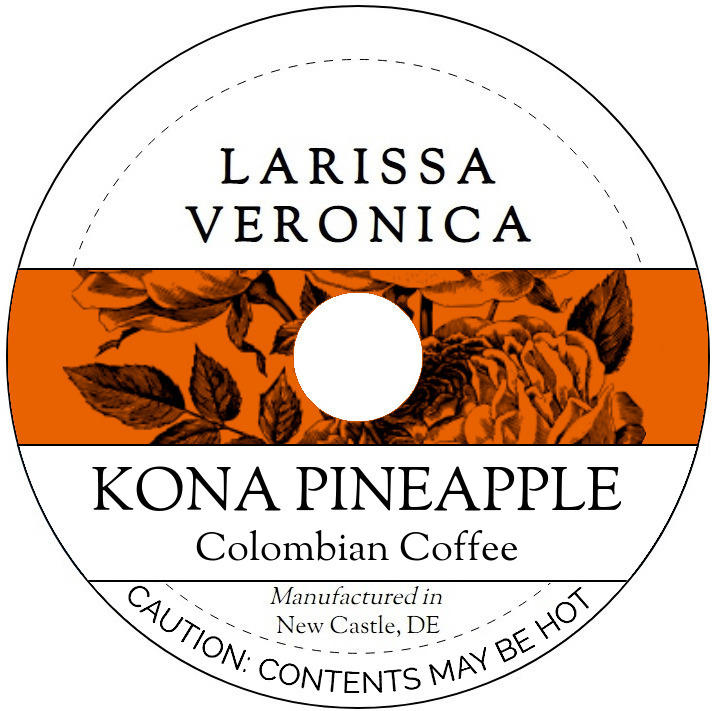 Kona Pineapple Colombian Coffee <BR>(Single Serve K-Cup Pods)