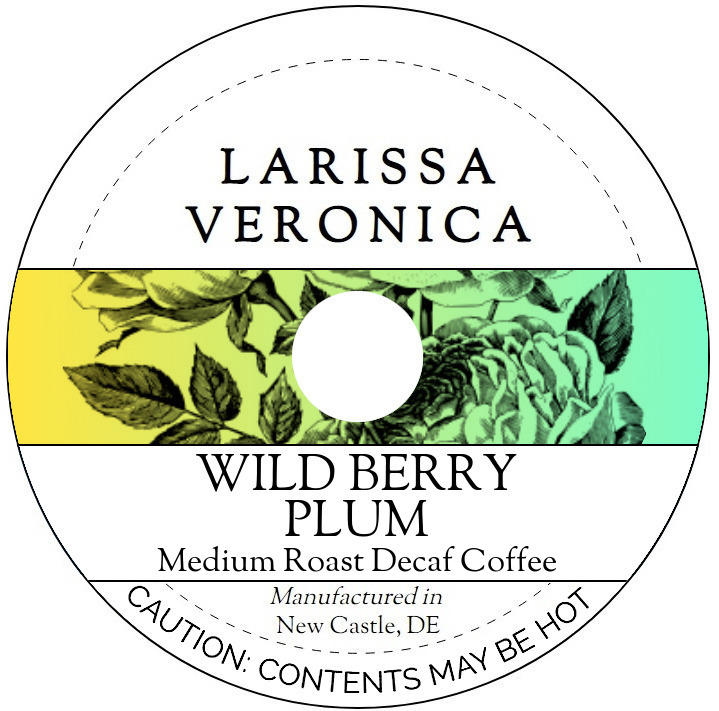 Wild Berry Plum Medium Roast Decaf Coffee <BR>(Single Serve K-Cup Pods)