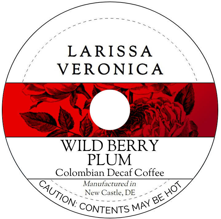 Wild Berry Plum Colombian Decaf Coffee <BR>(Single Serve K-Cup Pods)