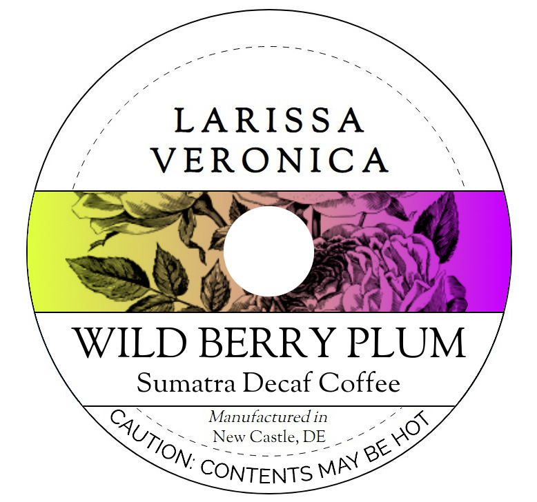 Wild Berry Plum Sumatra Decaf Coffee <BR>(Single Serve K-Cup Pods)