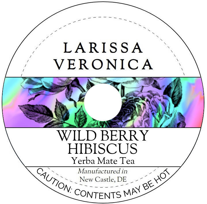 Wild Berry Hibiscus Yerba Mate Tea <BR>(Single Serve K-Cup Pods)