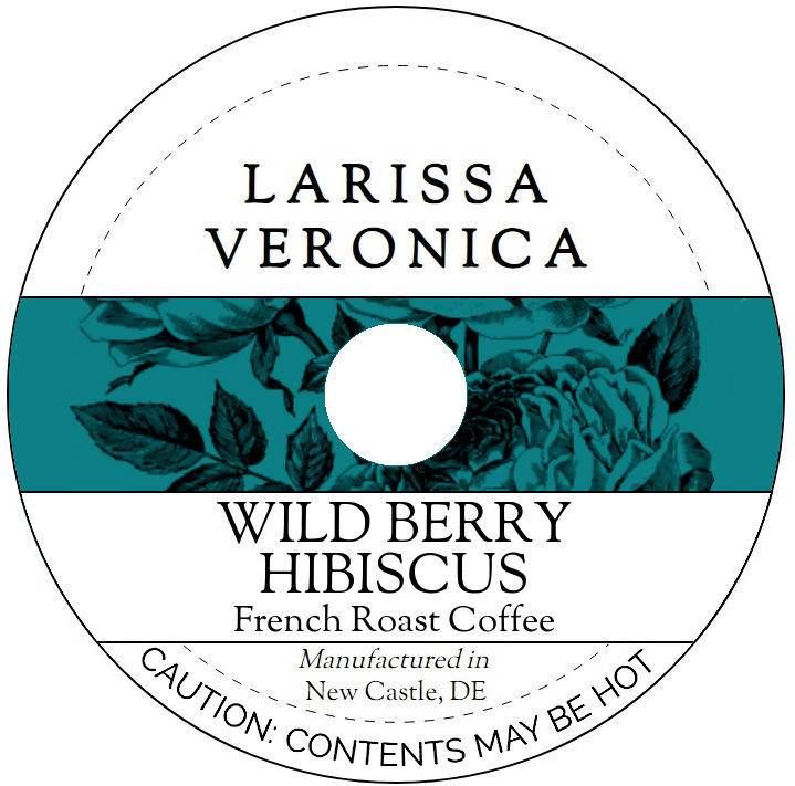 Wild Berry Hibiscus French Roast Coffee <BR>(Single Serve K-Cup Pods)