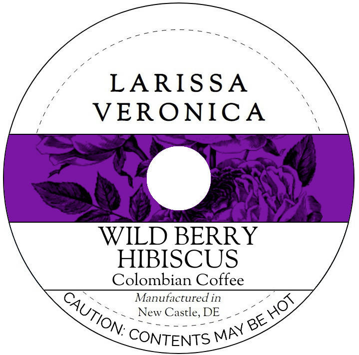 Wild Berry Hibiscus Colombian Coffee <BR>(Single Serve K-Cup Pods)