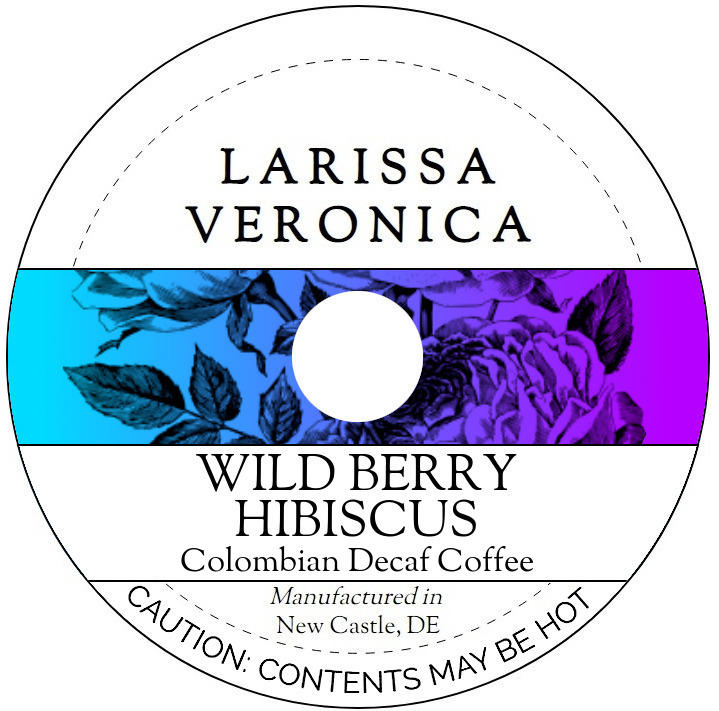 Wild Berry Hibiscus Colombian Decaf Coffee <BR>(Single Serve K-Cup Pods)