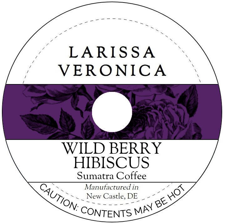Wild Berry Hibiscus Sumatra Coffee <BR>(Single Serve K-Cup Pods)