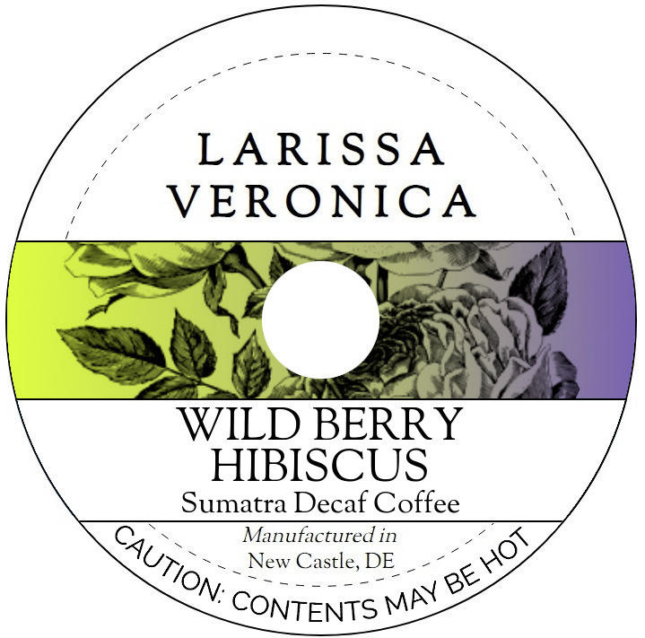 Wild Berry Hibiscus Sumatra Decaf Coffee <BR>(Single Serve K-Cup Pods)