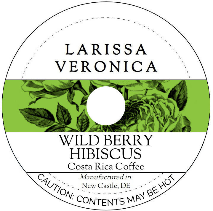 Wild Berry Hibiscus Costa Rica Coffee <BR>(Single Serve K-Cup Pods)