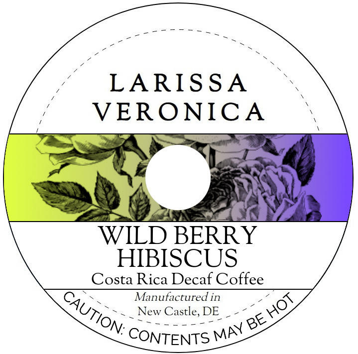 Wild Berry Hibiscus Costa Rica Decaf Coffee <BR>(Single Serve K-Cup Pods)