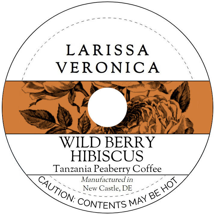 Wild Berry Hibiscus Tanzania Peaberry Coffee <BR>(Single Serve K-Cup Pods)