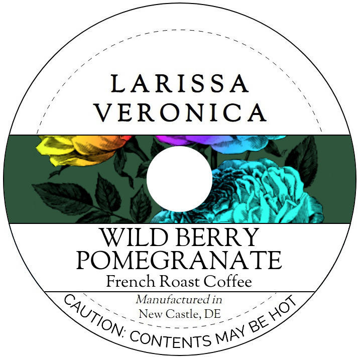 Wild Berry Pomegranate French Roast Coffee <BR>(Single Serve K-Cup Pods)