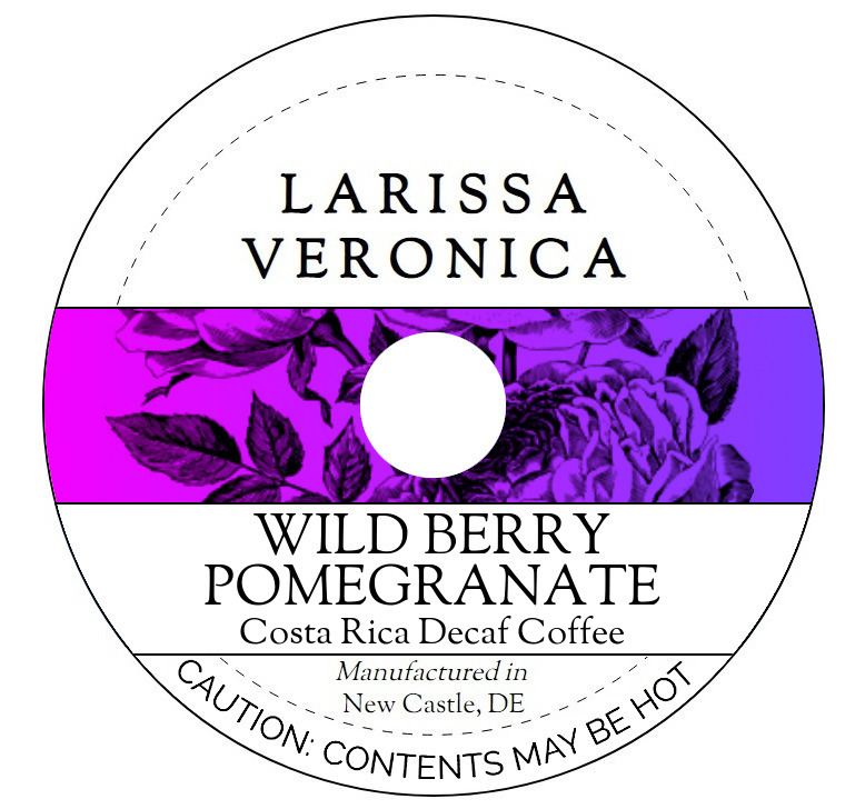 Wild Berry Pomegranate Costa Rica Decaf Coffee <BR>(Single Serve K-Cup Pods)