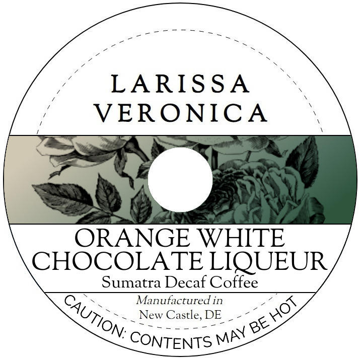 Orange White Chocolate Liqueur Sumatra Decaf Coffee <BR>(Single Serve K-Cup Pods)