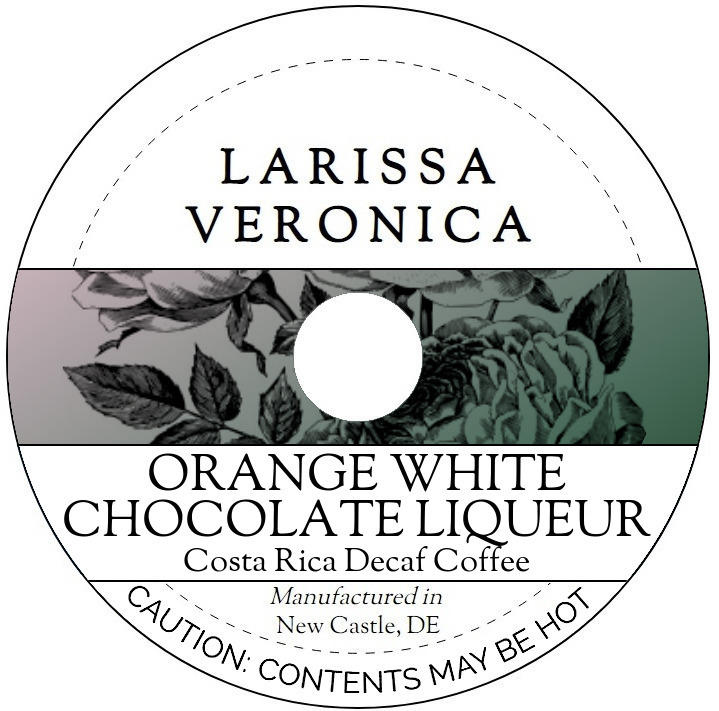 Orange White Chocolate Liqueur Costa Rica Decaf Coffee <BR>(Single Serve K-Cup Pods)