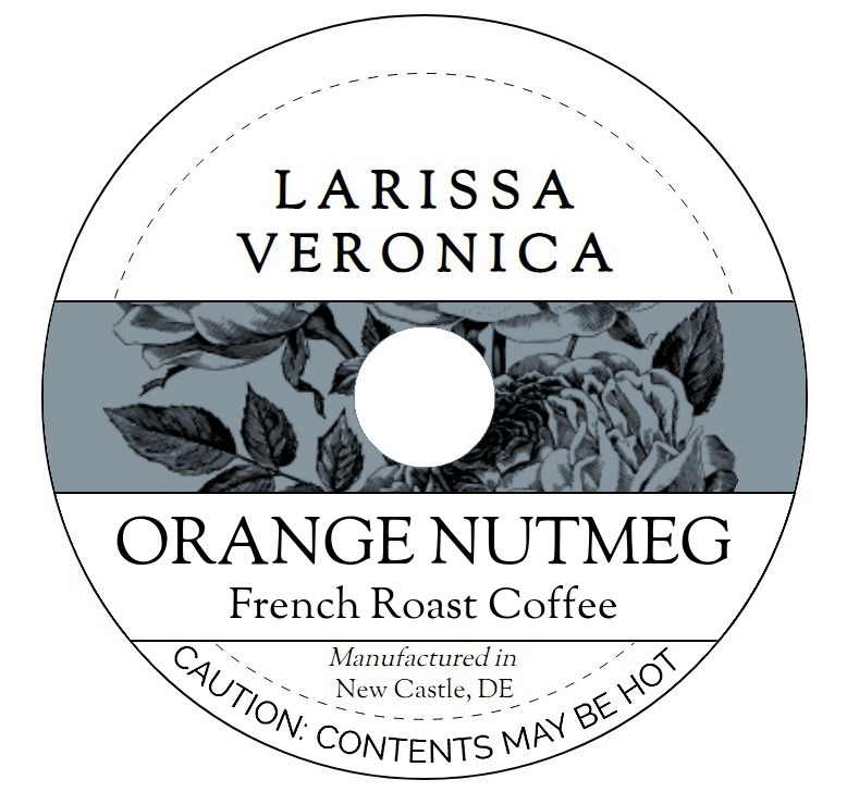 Orange Nutmeg French Roast Coffee <BR>(Single Serve K-Cup Pods)