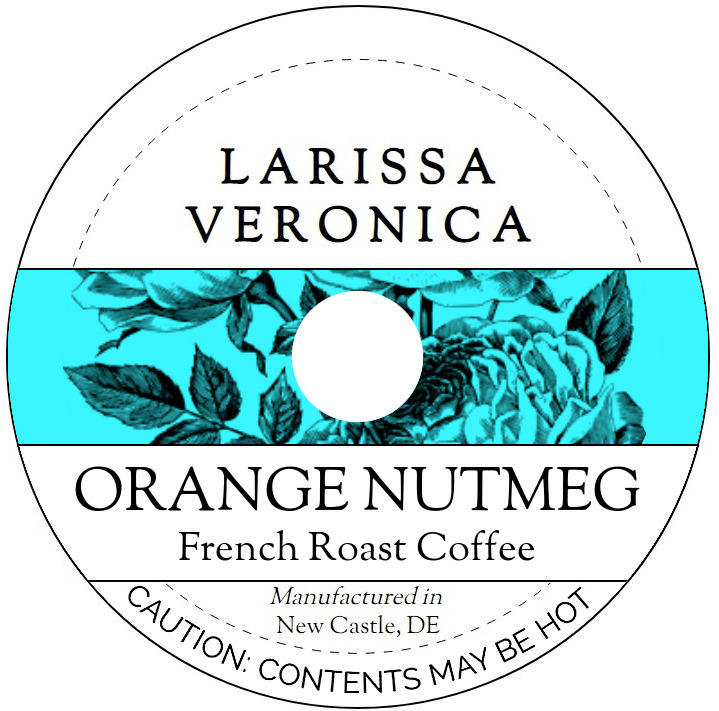 Orange Nutmeg French Roast Coffee <BR>(Single Serve K-Cup Pods)