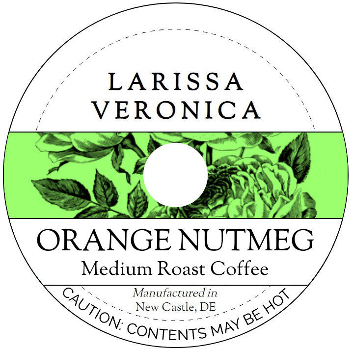 Orange Nutmeg Medium Roast Coffee <BR>(Single Serve K-Cup Pods)