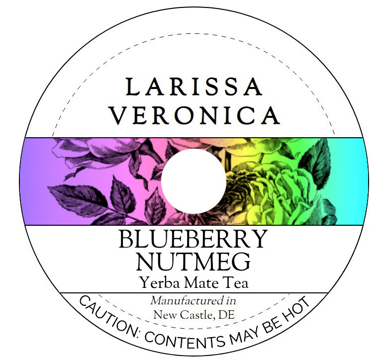 Blueberry Nutmeg Yerba Mate Tea <BR>(Single Serve K-Cup Pods)