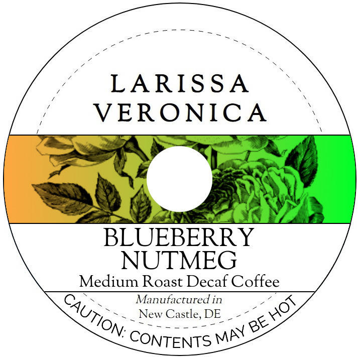 Blueberry Nutmeg Medium Roast Decaf Coffee <BR>(Single Serve K-Cup Pods)