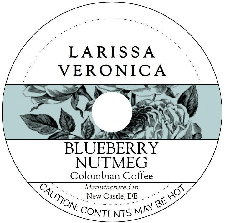 Blueberry Nutmeg Colombian Coffee <BR>(Single Serve K-Cup Pods)
