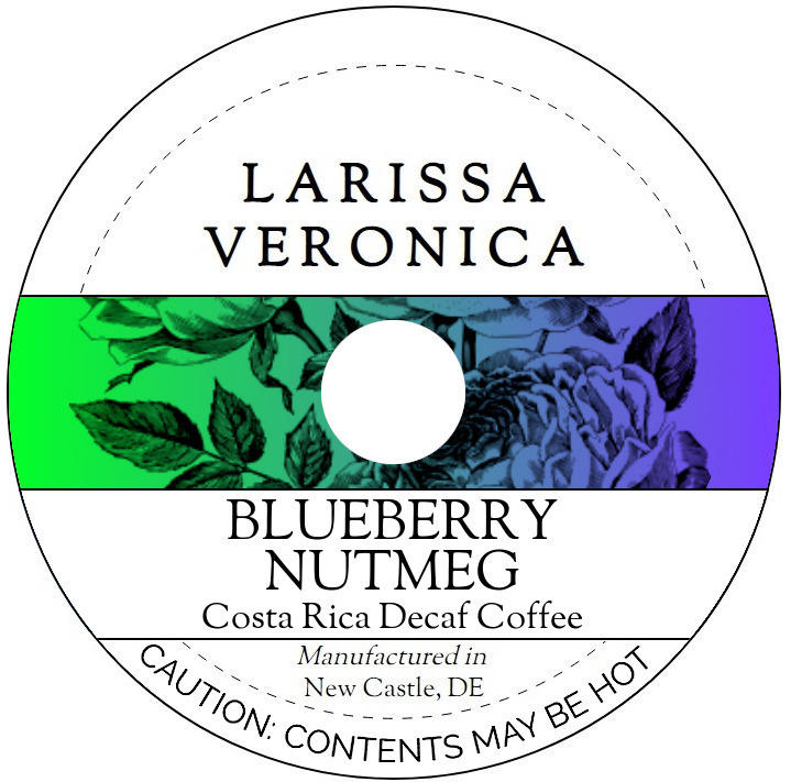Blueberry Nutmeg Costa Rica Decaf Coffee <BR>(Single Serve K-Cup Pods)